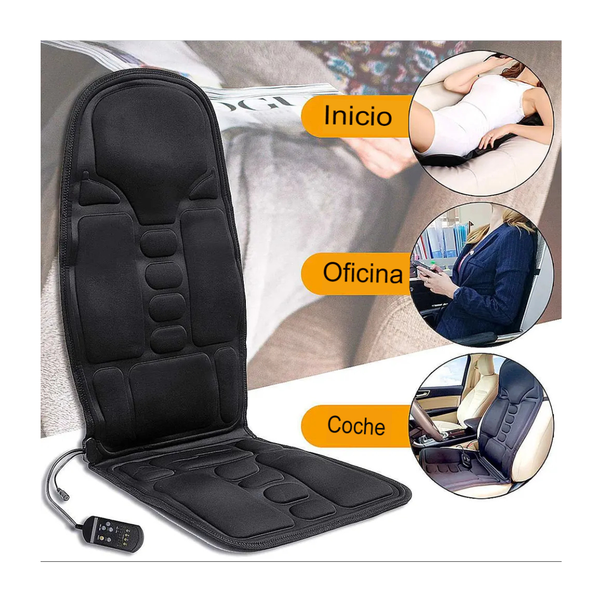 Masajeador De Auto™  Vibratorio 5 Niveles